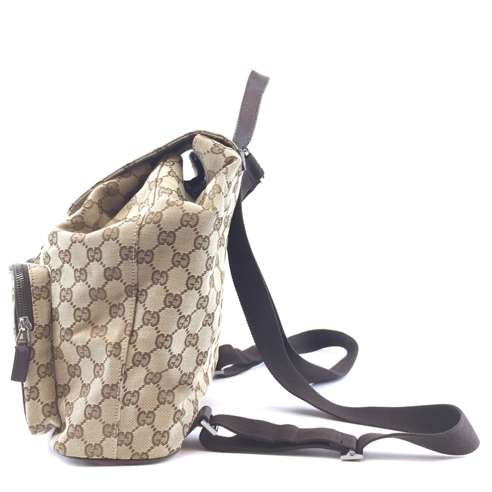 Jackie Gg Logo Guccissima Leather Backpack - Picture 4 of 15